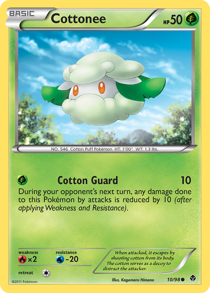 Cottonee (10/98) [Black &amp; White: Emerging Powers] 