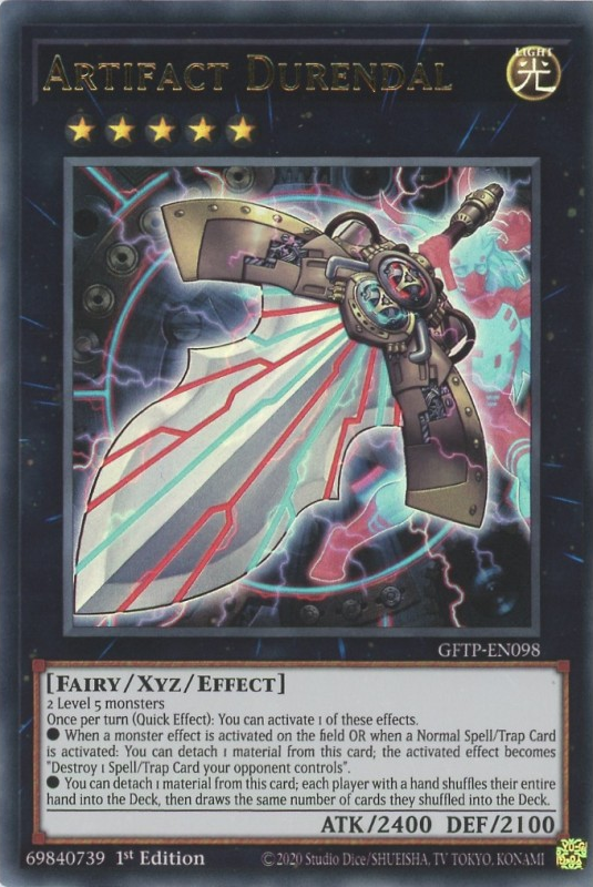 Artifact Durendal [GFTP-EN098] Ultra Rare 