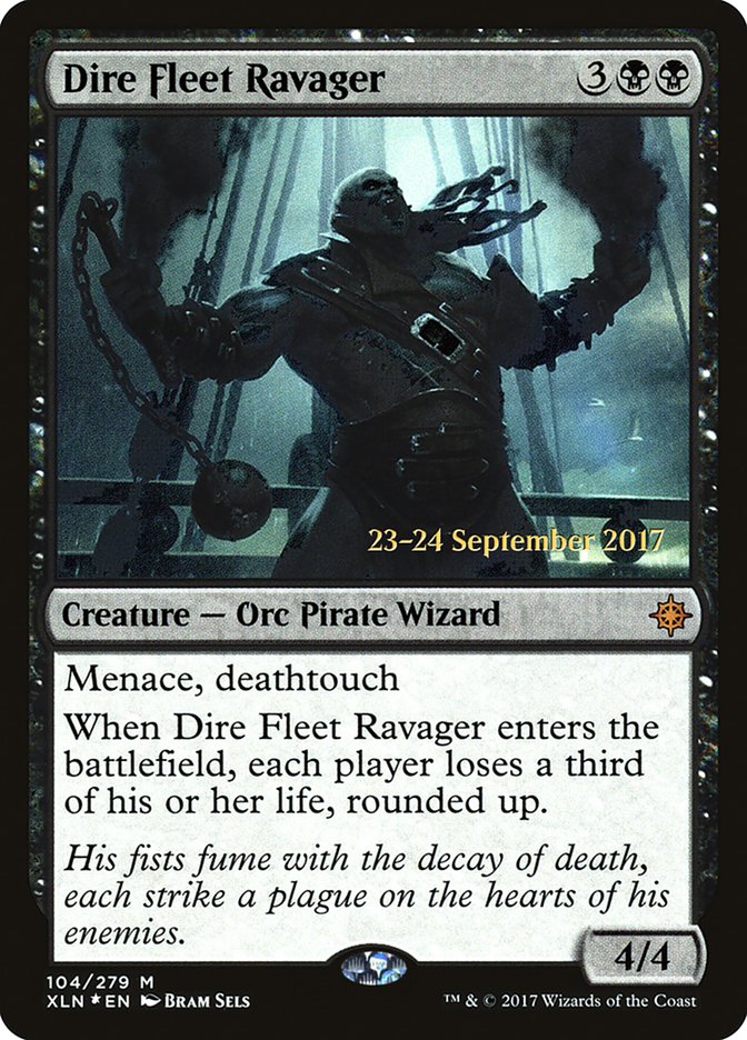 Dire Fleet Ravager [Ixalan Prerelease Promos] 