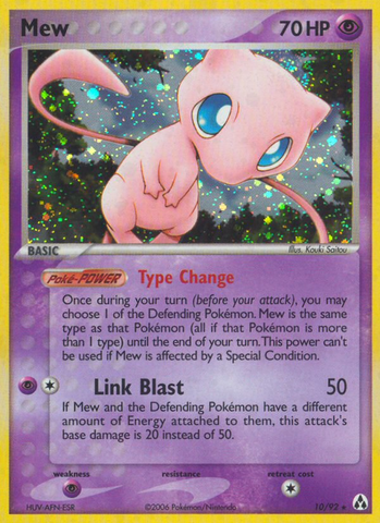 Mew (10/92) [EX: Legend Maker] 