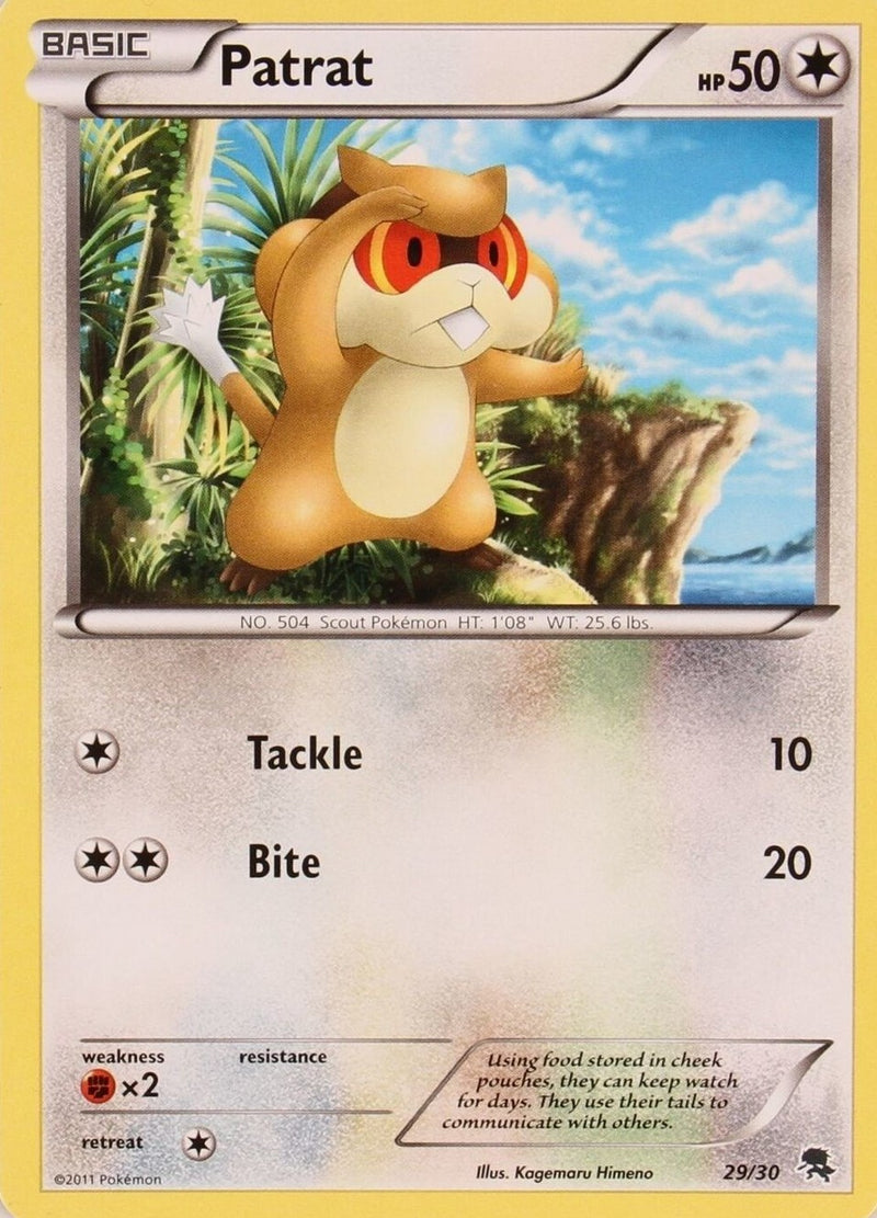 Patrat (29/30) [Black &amp; White: Trainer Kit - Zoroark] 