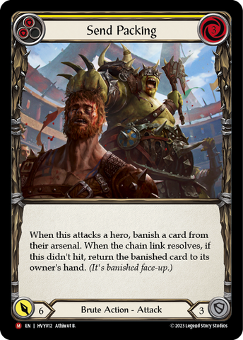 Send Packing [HVY012] (Heavy Hitters) Rainbow Foil 