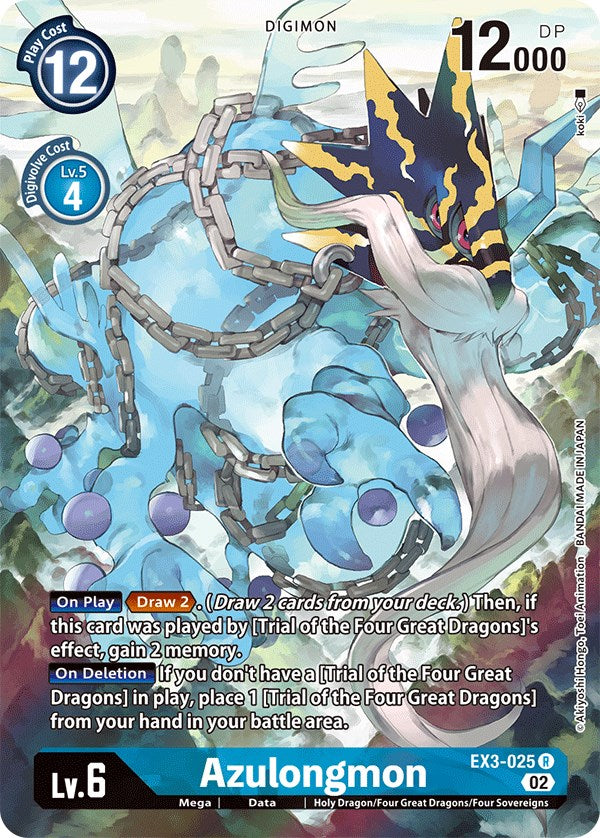 Azulongmon [EX3-025] (Alternate Art) [Draconic Roar]