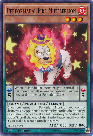 Performapal Fire Mufflerlion [SECE-EN001] Common 