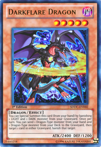 Darkflare Dragon [SDDC-EN002] Ultra Rare 