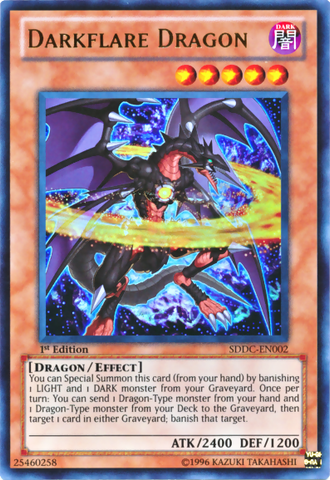 Darkflare Dragon [SDDC-EN002] Ultra Rare 