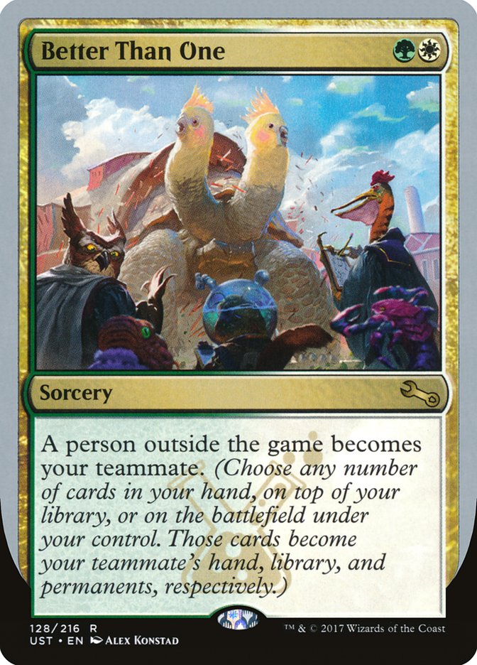 Better Than One [Unstable] 