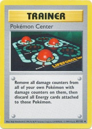 Pokemon Center (85/102) [Base Set Shadowless Unlimited] 