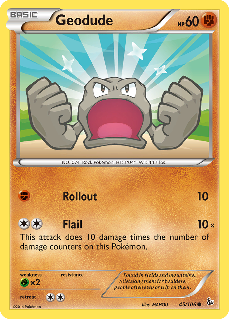 Geodude (45/106) [XY: Flashfire] 