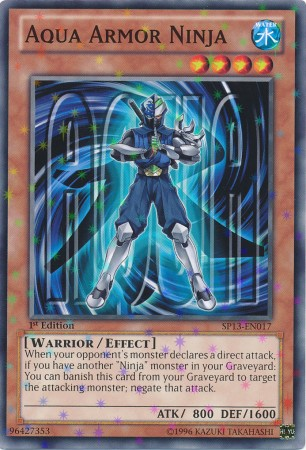 Aqua Armor Ninja [SP13-EN017] Starfoil Rare 