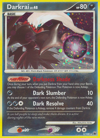 Darkrai (3/100) [Diamond &amp; Pearl: Majestic Dawn] 