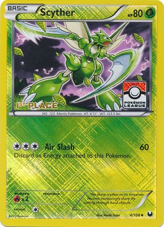 Scyther (4/108) (League Promo 1st Place) [Black &amp; White: Dark Explorers] 