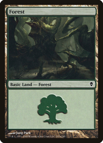 Forest (247a) [Zendikar] 
