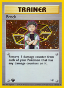 Brock (15/132) [Gym Heroes 1st Edition] 