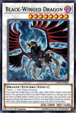 Black-Winged Dragon [LED3-EN028] Common 