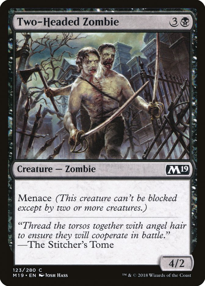 Two-Headed Zombie [Core Set 2019] 