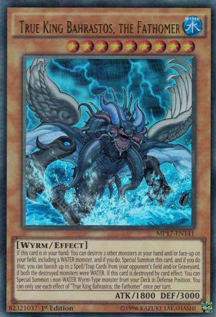 True King Bahrastos, the Fathomer [MP17-EN141] Ultra Rare 