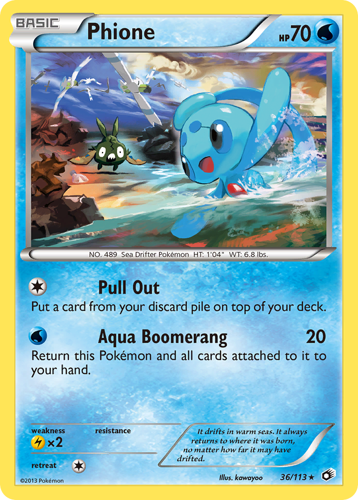 Phione (36/113) [Black &amp; White: Legendary Treasures] 
