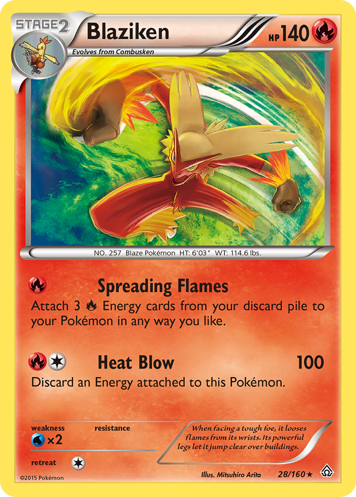 Blaziken (28/160) [XY: Primal Clash] 