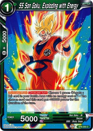 SS Son Goku, Exploding with Energy (BT6-055) [Destroyer Kings] 