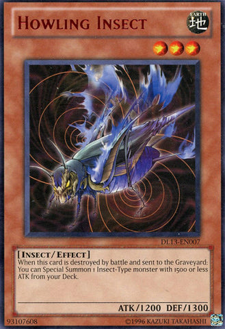 Howling Insect (Red) [DL13-EN007] Rare 