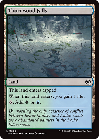 Thornwood Falls [Tarkir: Dragonstorm] 
