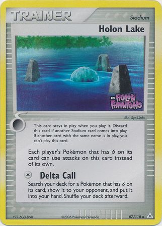 Holon Lake (87/110) (Stamped) [EX: Holon Phantoms] 