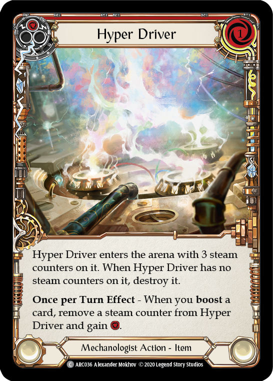 Hyper Driver [U-ARC036] (Arcane Rising Unlimited) Unlimited Rainbow Foil 