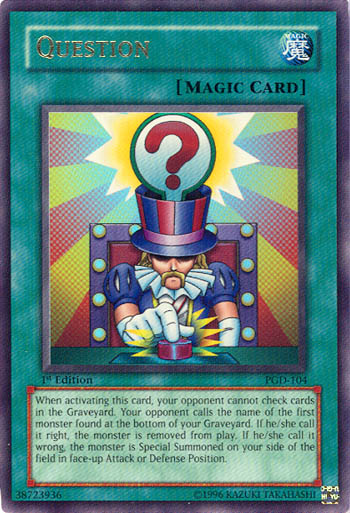 Question [PGD-104] Ultra Rare 