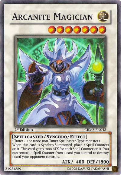 Arcanite Magician [CRMS-EN043] Super Rare 