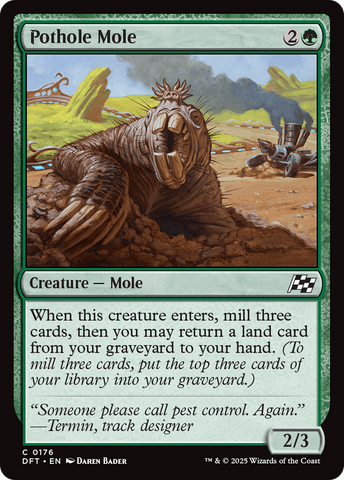 Pothole Mole [Aetherdrift] 