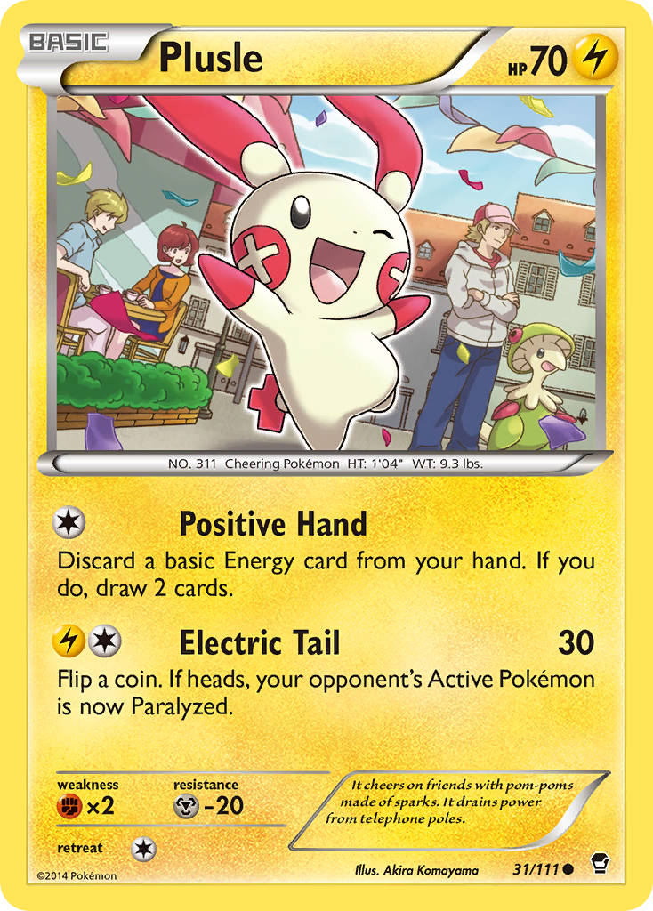 Plusle (31/111) [XY: Furious Fists] 