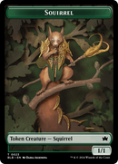 Squirrel // Food Double-Sided Token [Bloomburrow Tokens] 