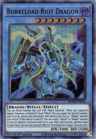 Borreload Riot Dragon [BODE-EN036] Ultra Rare 