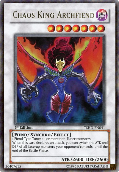 Chaos King Archfiend [TSHD-EN041] Ultra Rare 