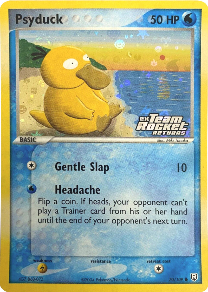 Psyduck (70/109) (Stamped) [EX: Team Rocket Returns] 