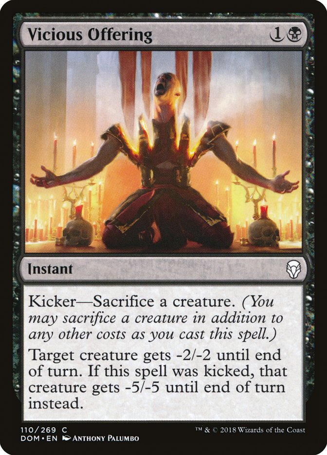 Vicious Offering [Dominaria] 