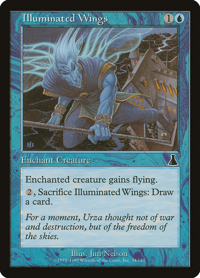Illuminated Wings [Urza's Destiny] 