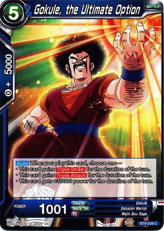 Gokule, the Ultimate Option (BT6-038) [Destroyer Kings] 