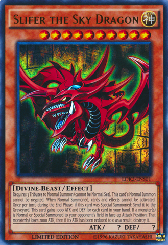 Slifer the Sky Dragon [LDK2-ENS01] Ultra Rare 