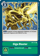 Giga Blaster [BT1-111] [Release Special Booster Ver.1.0] 