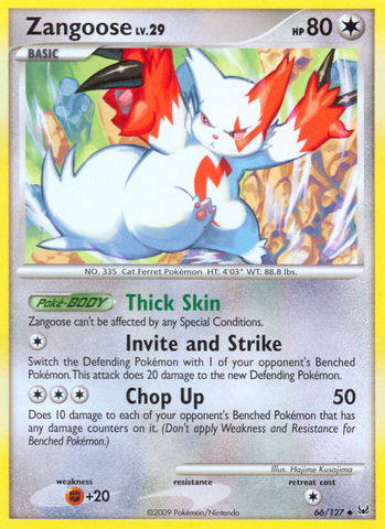 Zangoose (66/127) [Platinum: Base Set] 