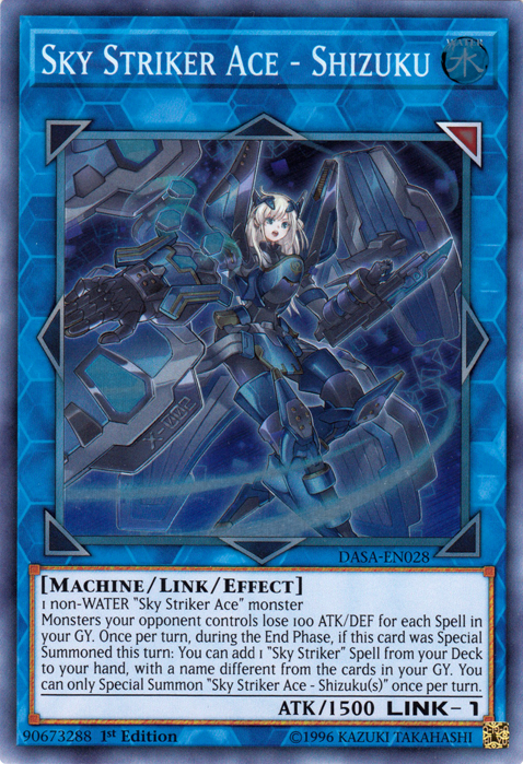 Sky Striker Ace - Shizuku [DASA-EN028] Super Rare 