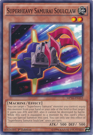 Superheavy Samurai Soulclaw [MP16-EN112] Common 