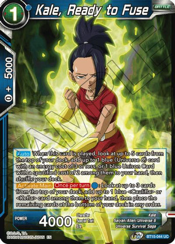Kale, Ready to Fuse (BT15-044) [Saiyan Showdown] 
