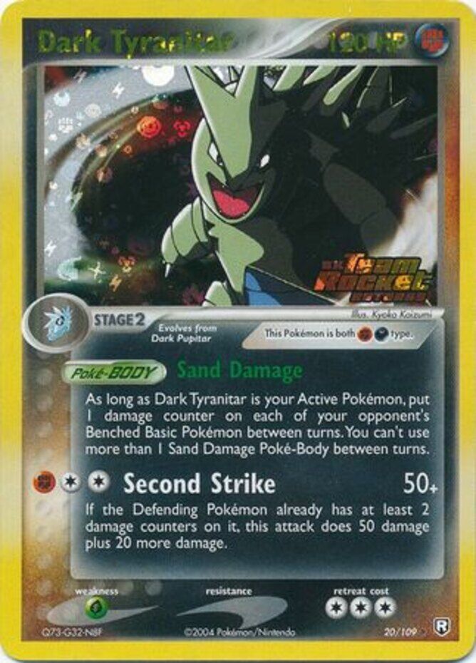 Dark Tyranitar (20/109) (Stamped) [EX: Team Rocket Returns] 