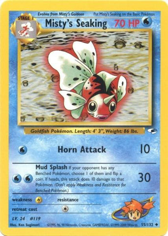 Misty's Seaking (55/132) [Gym Heroes Unlimited] 