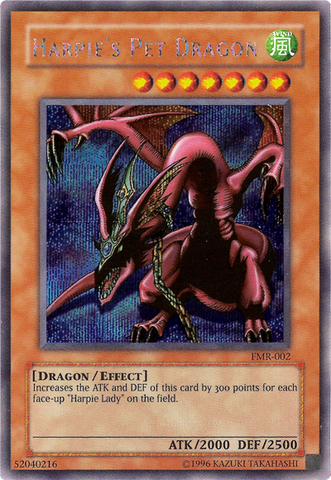 Harpie's Pet Dragon (Forbidden Memories) [FMR-002] Prismatic Secret Rare 