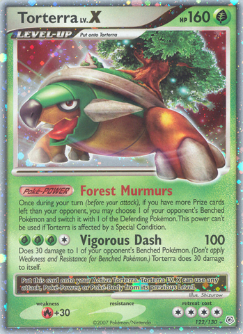 Torterra LV.X (122/130) [Diamond &amp; Pearl: Base Set] 