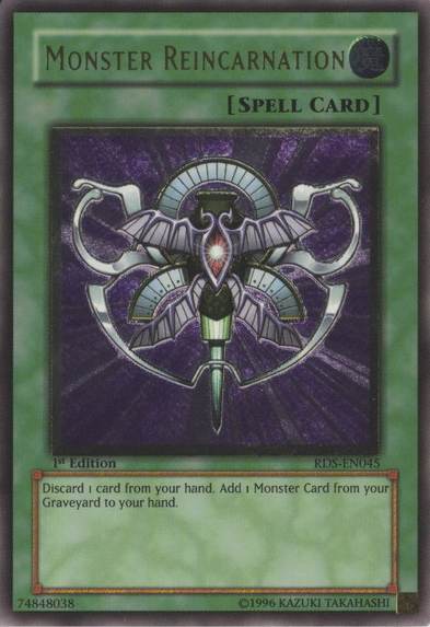 Monster Reincarnation [RDS-EN045] Ultimate Rare 